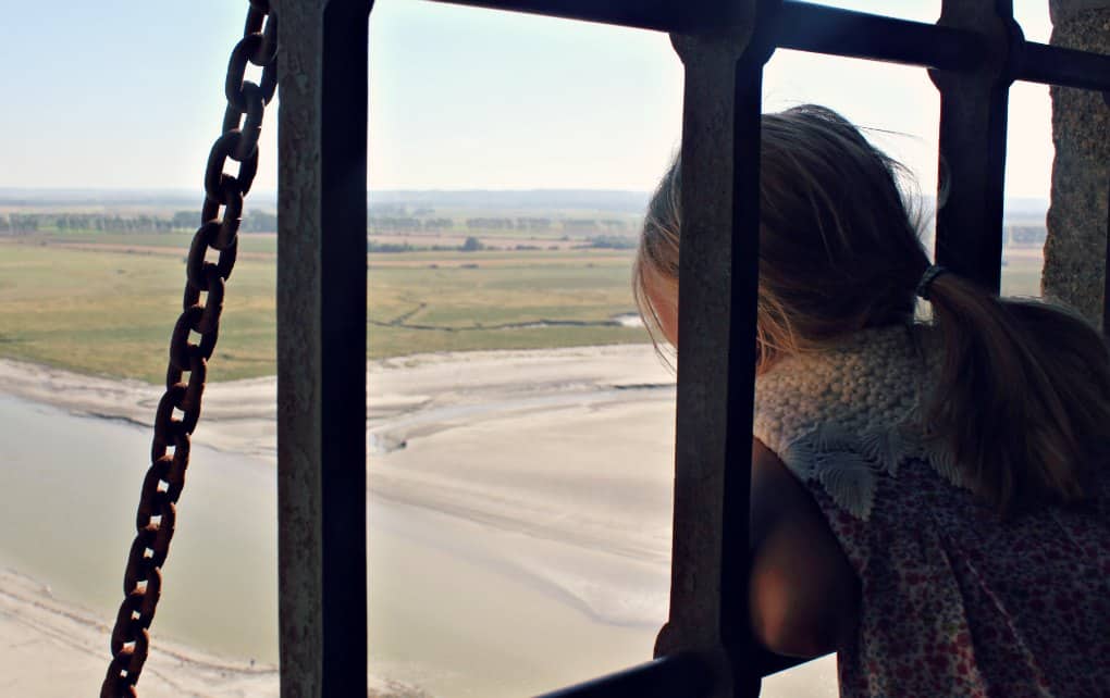Mont Saint Michel z dziećmi