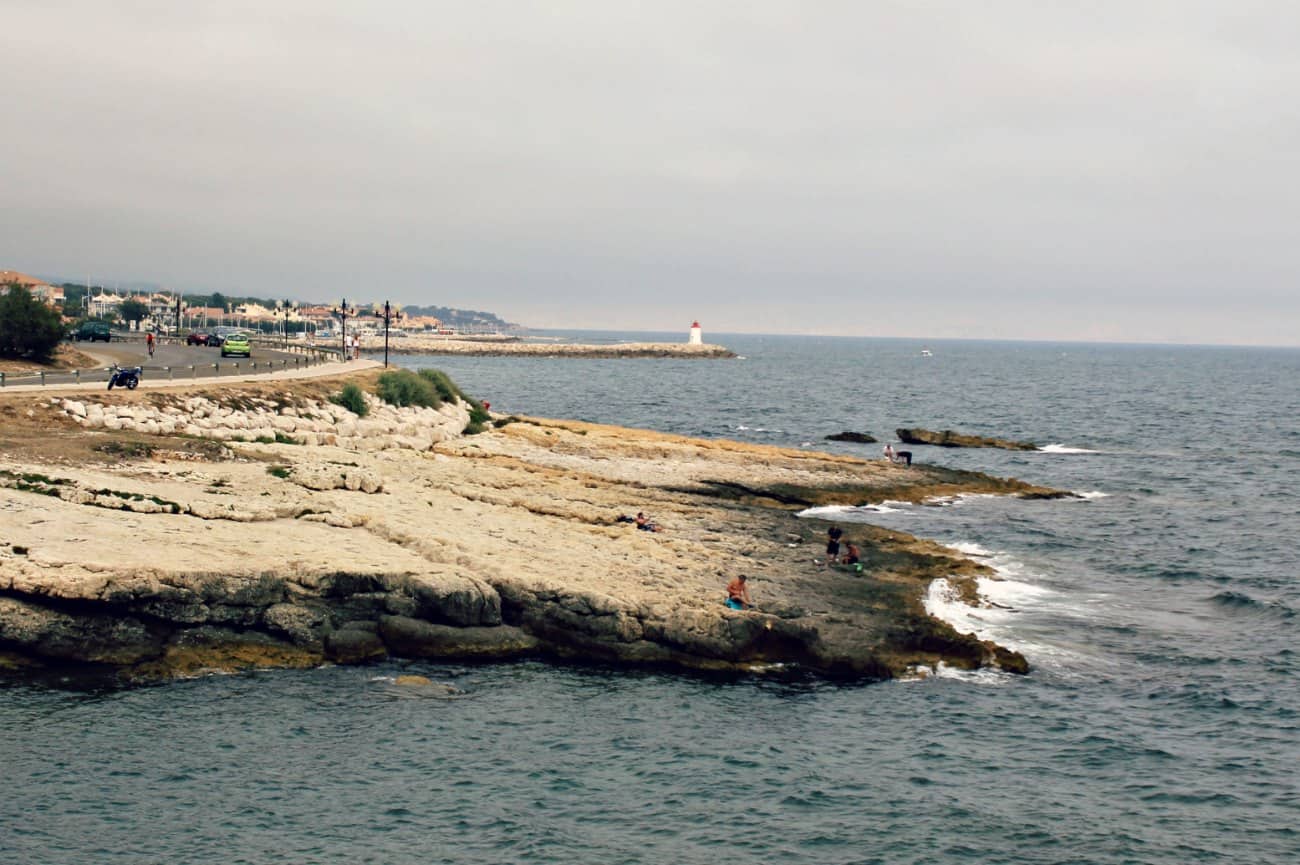 Plaże na zachód od Marsylii