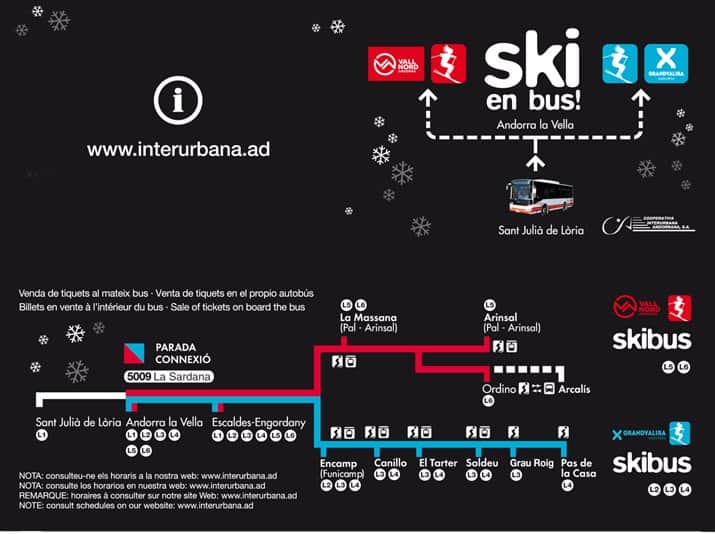 Skibusy Andora narty