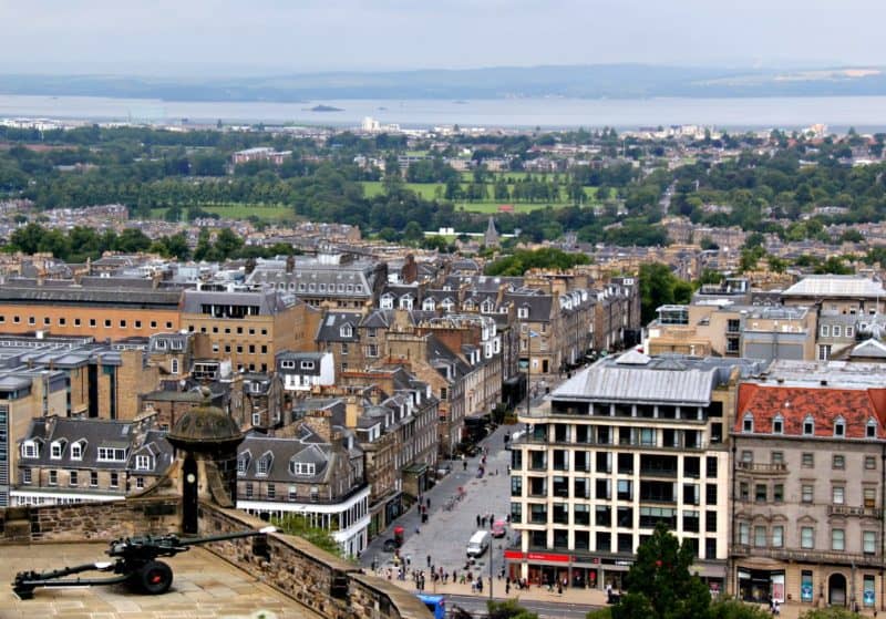 Panorama Edynburga