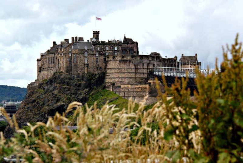 zamek w Edynburgu
