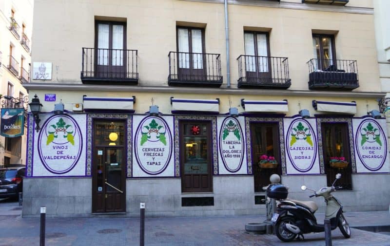 tradycyjne restauracje w Madrycie