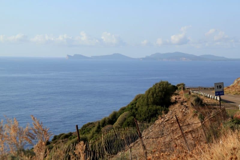 widok na Capo Caccia
