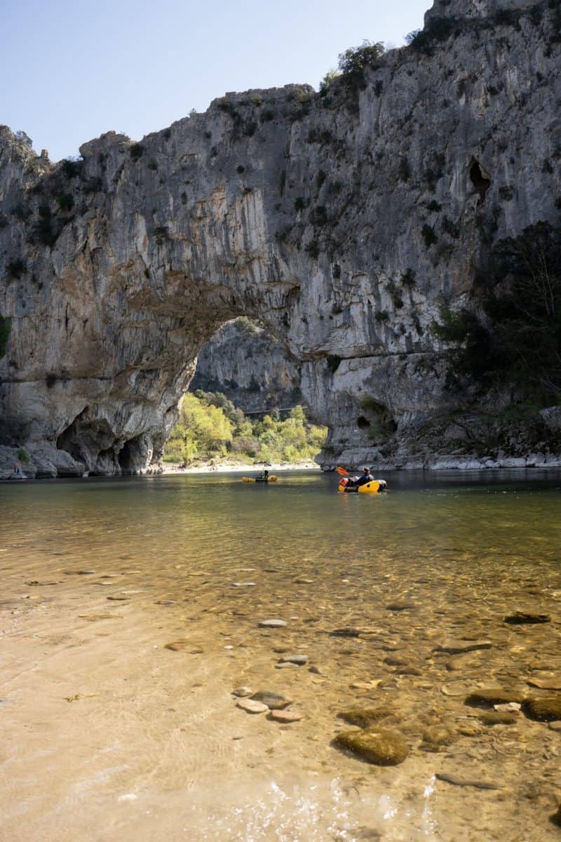 zwiedzanie Francji - kanion Ardeche