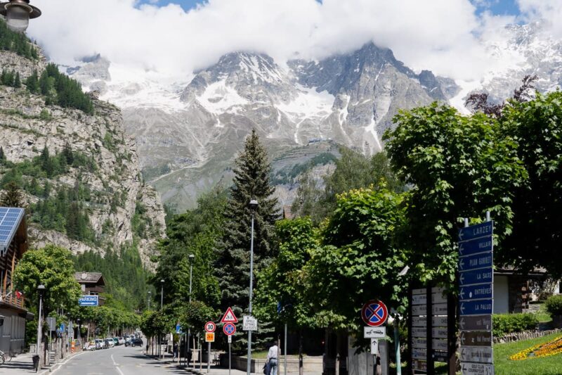 Mont Blanc od strony WŁoch